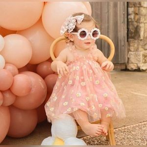 Daisy tulle dress 6-12 month
